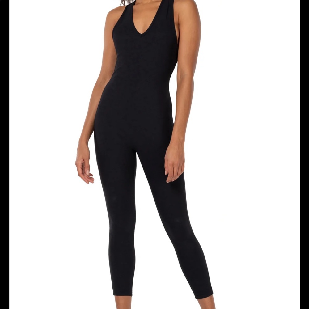 NWT❤️. Kyodan Solstice Ribbed V-Neck Jumpsuit.For working out or going out!
